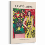 Henri Matisse Art Prints – Seated Woman with Vase, 1941 – Matisse Canvas Wall Art
