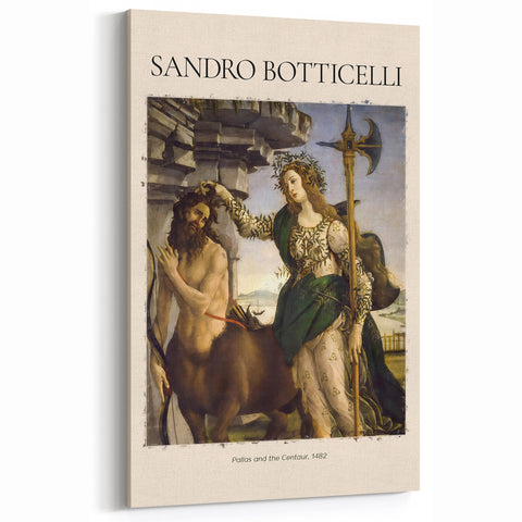 Sandro Botticelli Wall Art - Pallas and the Centaur Renaissance Prints