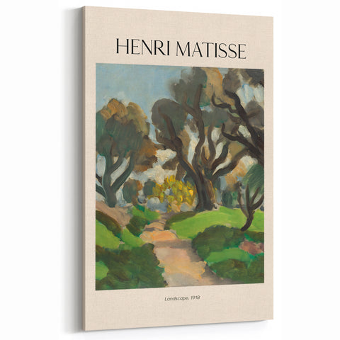Henri Matisse Art Prints – Landscape, 1918 – Matisse Canvas Wall Art