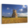 Estonia Wall Art – Traditional Windmill in the Countryside Scene