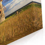 Estonia Wall Art – Traditional Windmill in the Countryside Scene