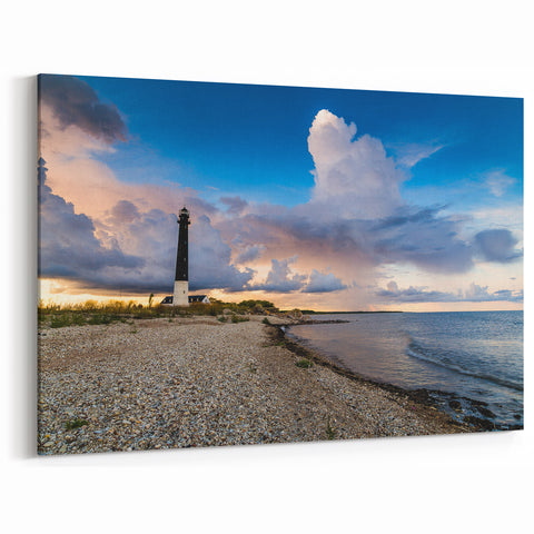 Baltic Sea Coastline Art – Lighthouse on Estonia's Rugged Shore