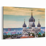 Estonian Architecture Wall Decor – Domes of Tallinn Historic Church