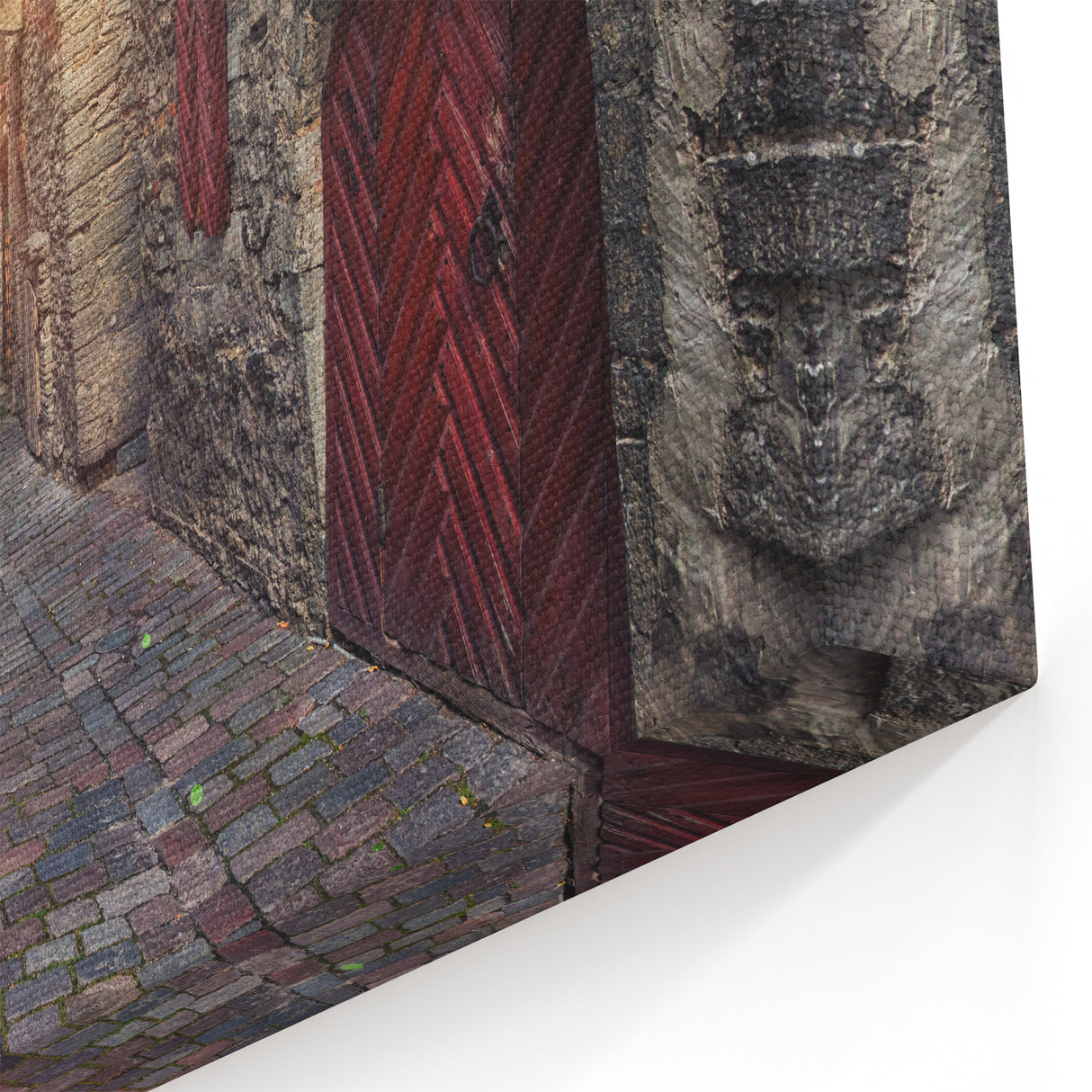 Estonian Architecture Wall Decor – Medieval Alley in Tallinn’s Old Town