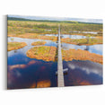 Estonian Landscape Art – Boardwalk Across Scenic Marshlands of Estonia
