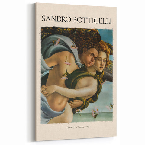 Sandro Botticelli Wall Art - The Birth of Venus (Detail) Canvas Prints