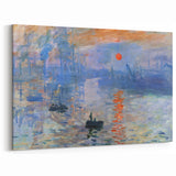 Monet Canvas Prints – Impression, Sunrise, Iconic Claude Monet Seascape