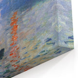 Monet Canvas Prints – Impression, Sunrise, Iconic Claude Monet Seascape