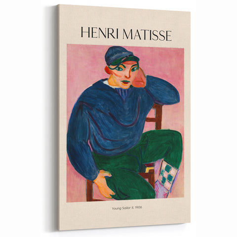 Henri Matisse Art Prints – Young Sailor II, 1906 – Matisse Canvas Art