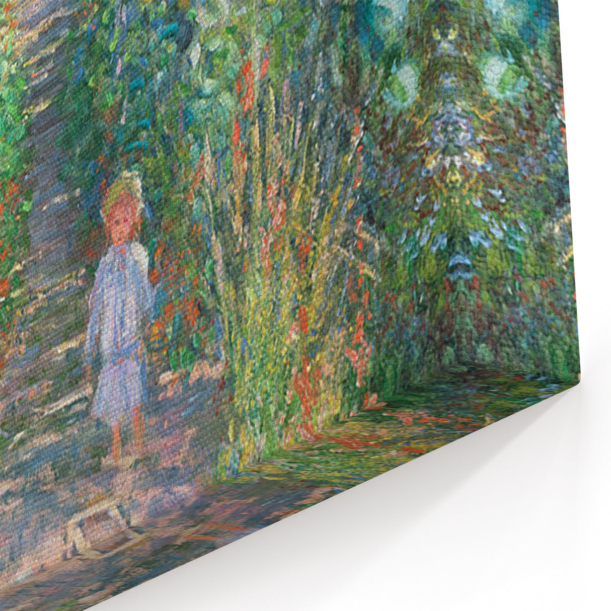 Claude Monet Wall Art – Garden at Vétheuil, Vibrant Impressionist Canvas Prints