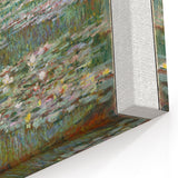 Claude Monet Wall Art – The Water Lily Pond, Classic Impressionist Canvas Prints