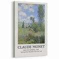 Claude Monet Wall Art – View of Vétheuil, Serene Impressionist Landscape