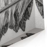 Black and White Alaska Wall Art - Majestic Mountain Reflection