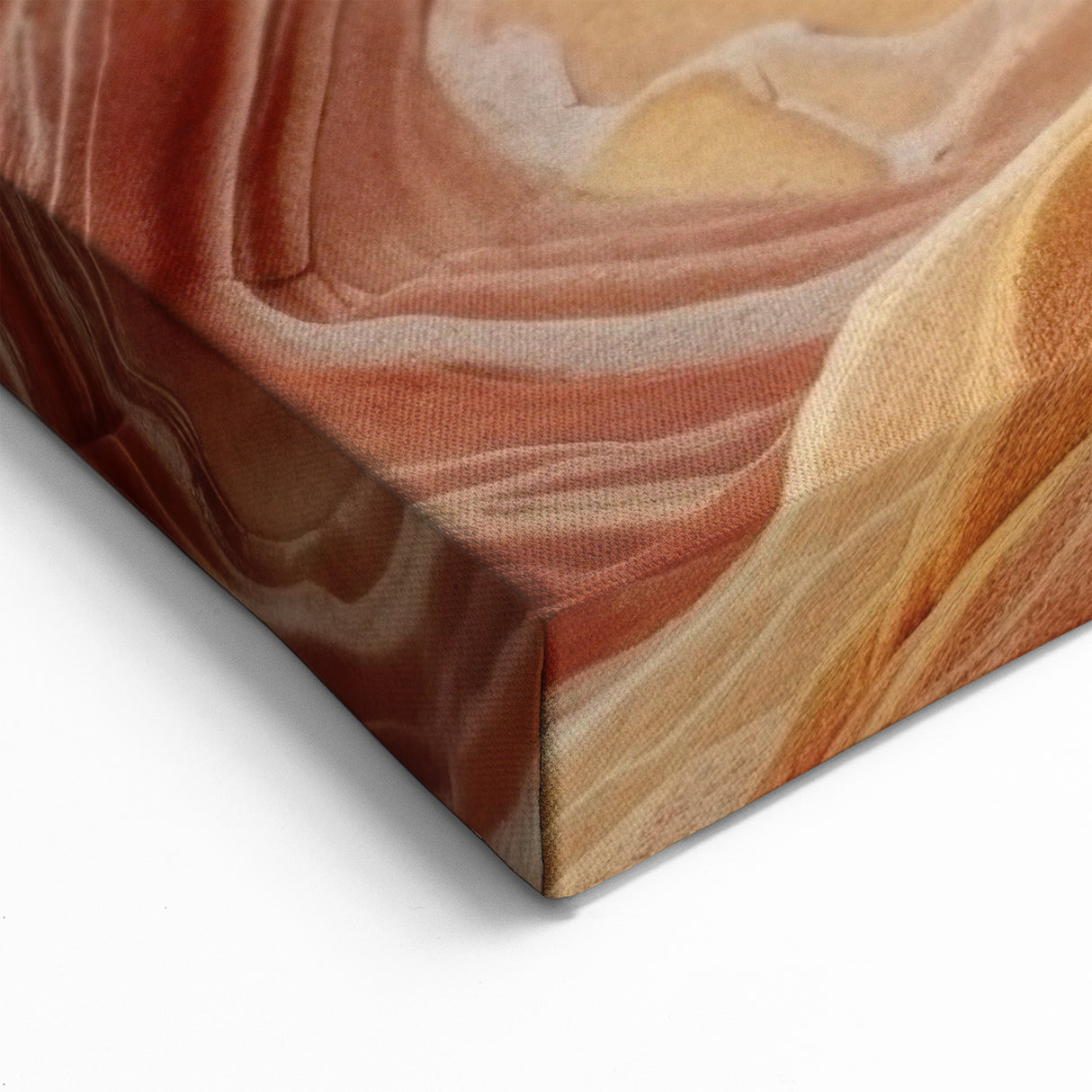 Nature Canvas Print - Arizona Desert Waves & Multicolor Rock Formations