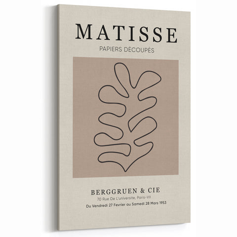 Henri Matisse Art Prints – Papiers Découpés Canvas Wall Art – Minimalist Design