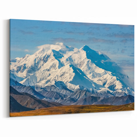 Denali Photography Prints - Majestic Snow-Covered Mount Denali Landscape