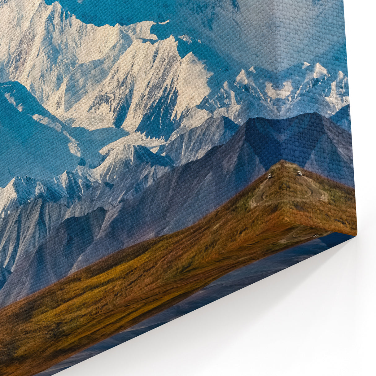 Denali Photography Prints - Majestic Snow-Covered Mount Denali Landscape