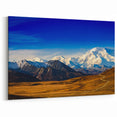 Denali Wilderness Art - Majestic Mount Denali Under Vibrant Blue Sky