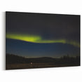 Alaska Scenic Wall Art - Northern Lights Over Denali Wilderness Night Sky