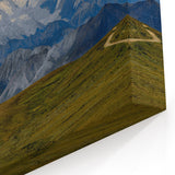 Alaska Landscape Art - Golden Hour on Mount Denali Wilderness Scene