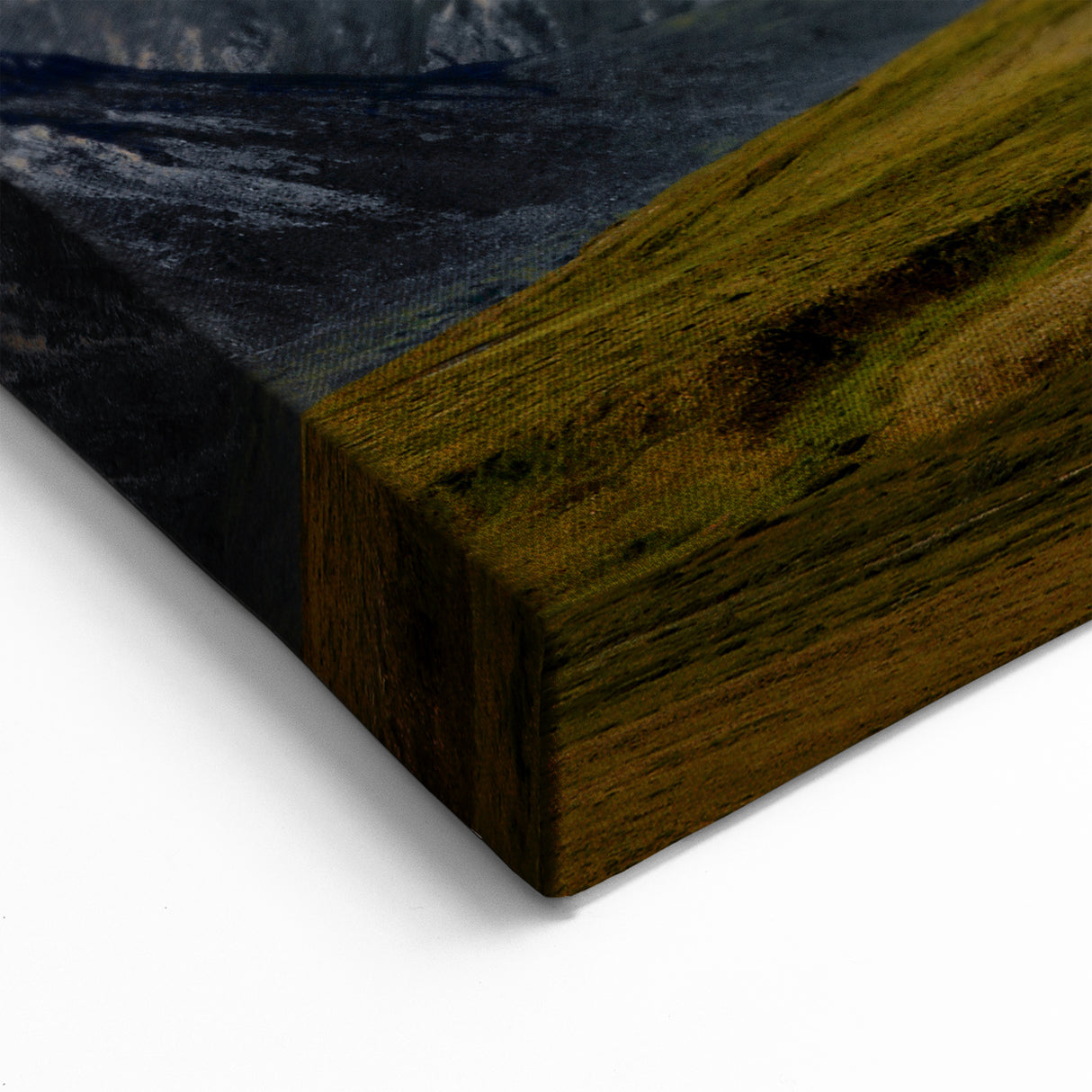 Alaska Landscape Art - Golden Hour on Mount Denali Wilderness Scene