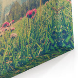 Estonian Landscape Art - Spring Meadow with Wildflowers in Bloom