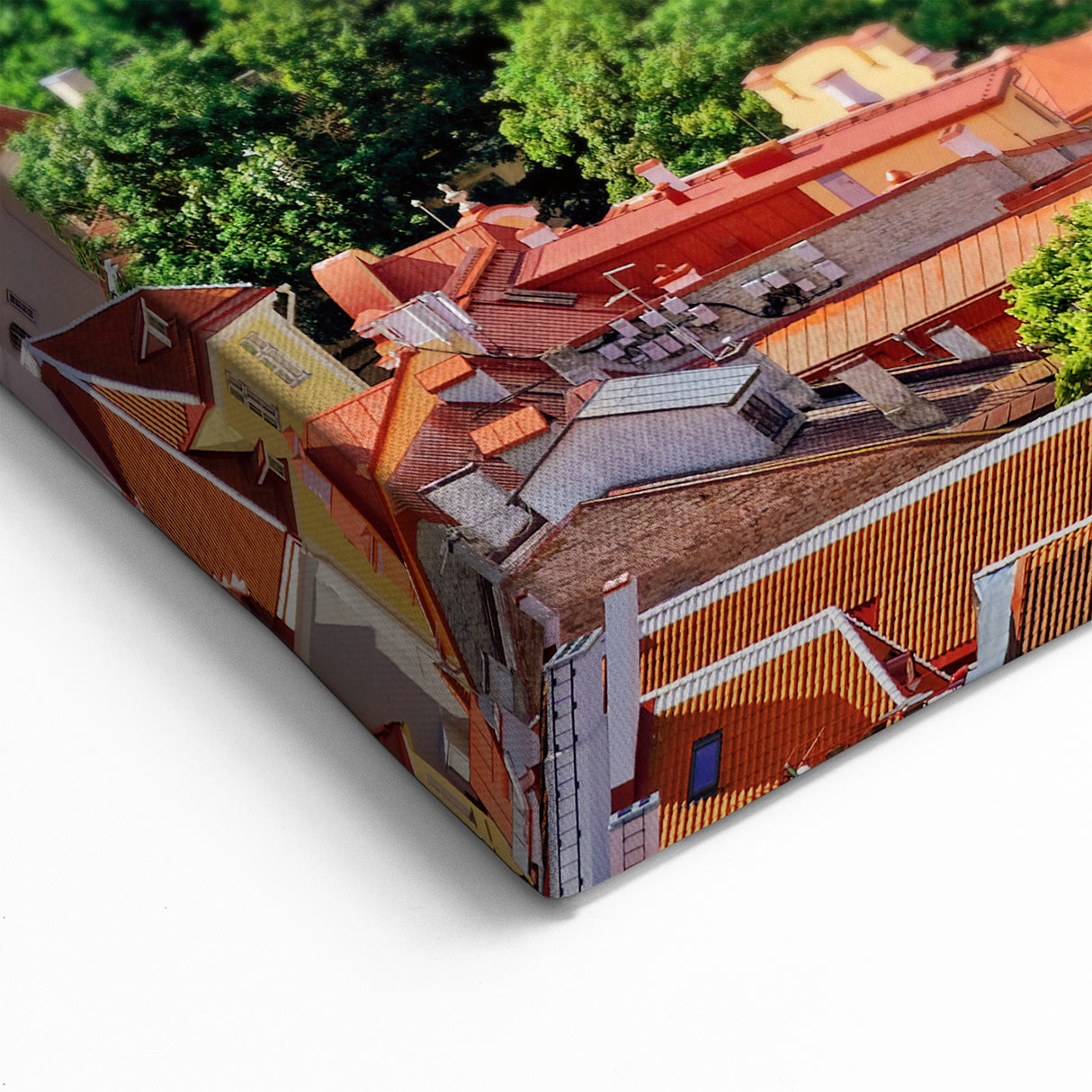 Tallinn Cityscape Art - Historic Skyline of Estonia's Capital City