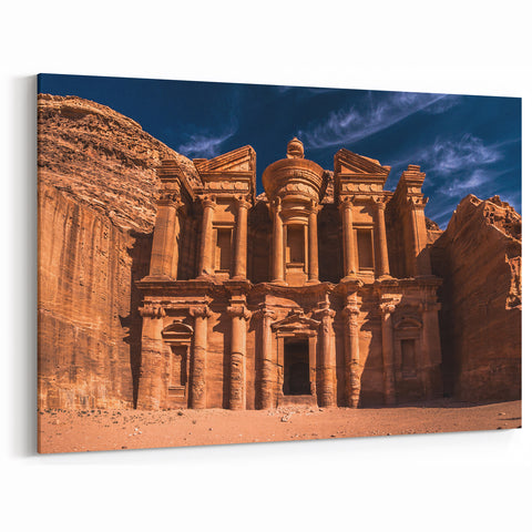 Petra Majesty - Stunning Jordan Wall Art in Ancient Desert Landscape