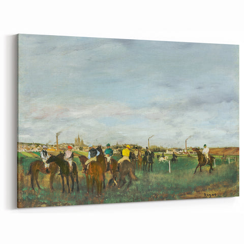 Edgar Degas Prints | Impressionist Horse Racing Scene | Famous Artist Art