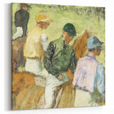 Edgar Degas Prints | Jockeys on Horseback | Famous Impressionist Art