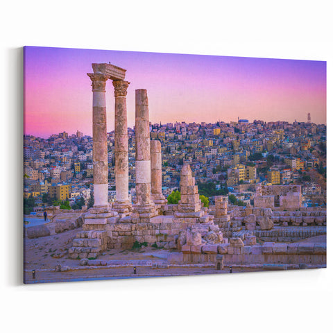Amman Cityscape - Stunning Jordan Wall Art in Ancient City Landscape