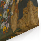 Edgar Degas Prints | Woman with Flowers | Famous Impressionist Art