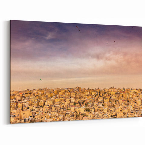 Amman Skyline - Stunning Jordan Wall Art in Vibrant Urban Landscape