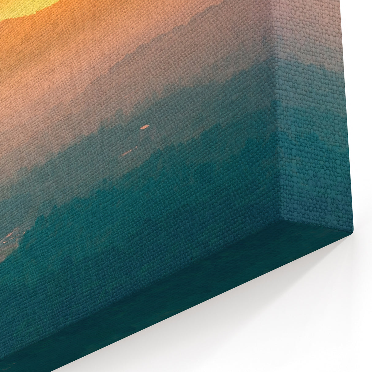 Ozark Mountains Art - Misty Sunrise Over Rolling Hills Scenic Landscape