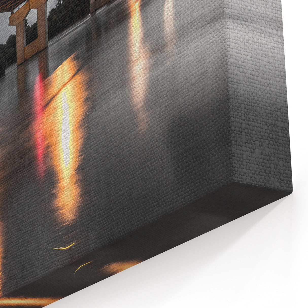 Arkansas Landscape Prints - Evening Reflections Under Bridge Scenic Art