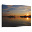 Arkansas Nature Photography - Serene Sunset Over Lake Scenic Wall Art