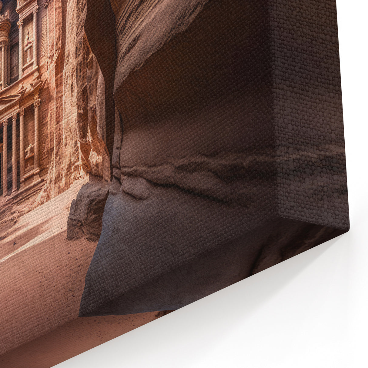 Petra Canyon View - Stunning Jordan Wall Art in Ancient Desert Wonder