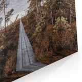 Estonia Wall Art – Scenic Boardwalk through Estonian Nature Landscape