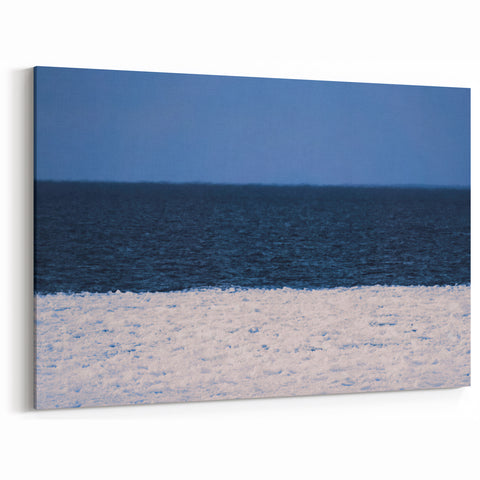 Baltic Sea Coastline Art – Winter Scene of Estonia's Frozen Shoreline