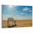 Majestic Arabian Oryx in Desert Wall Art – Omani Wildlife Canvas Print