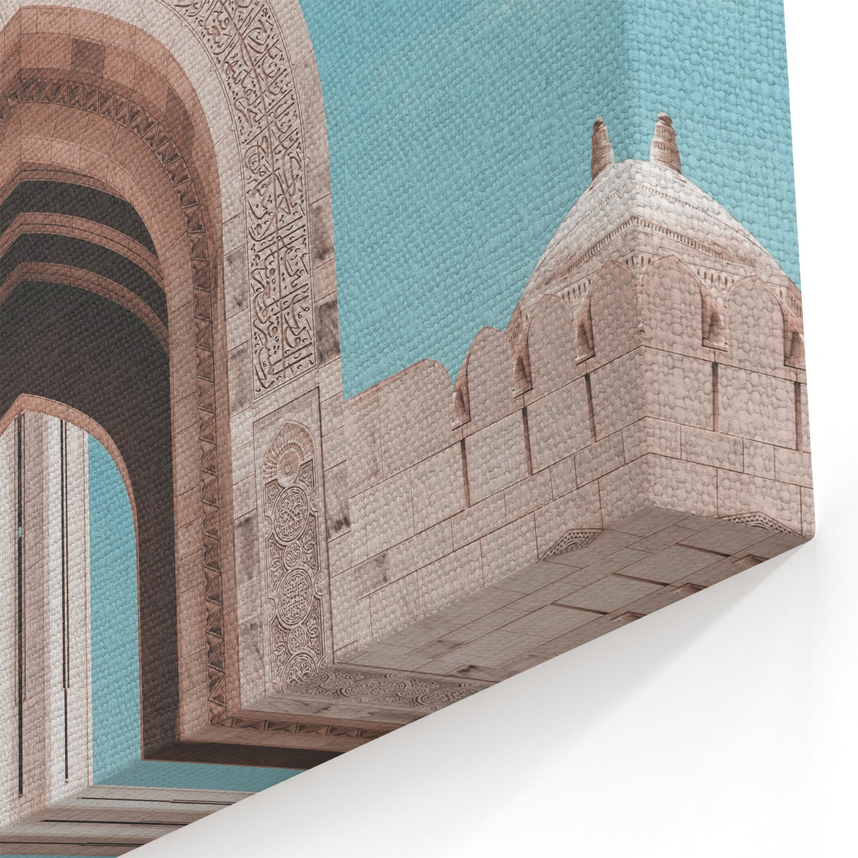 Grand Mosque Architecture Oman Wall Art – Elegant Middle Eastern Print