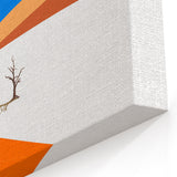 Minimalist Desert Landscape Oman Wall Art – Vibrant Middle Eastern Print