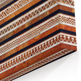 Omani Tribal Pattern Wall Art – Elegant Arabian Peninsula Canvas Print