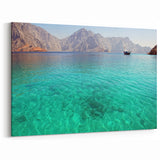 Serene Coastal Landscape Oman Wall Art – Scenic Arabian Peninsula Print