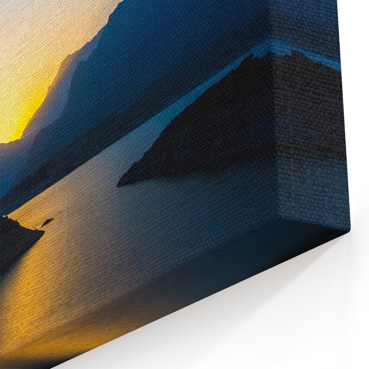 Sunset Over Omani Mountains Wall Art – Scenic Arabian Peninsula Print