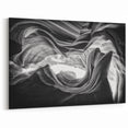 Arizona Desert Scenic Wall Decor - Antelope Canyon Black and White Art