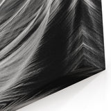 Black and White Antelope Canyon Art - Arizona Desert Scenic Wall Decor