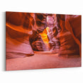 Arizona Red Rock Canyon Canvas Print - Antelope Canyon Desert Wall Art