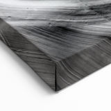 Black and White Antelope Canyon Wall Art - Arizona Desert Canyon Print