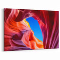 Vibrant Red Antelope Canyon Wall Art - Arizona Desert Canyon Print